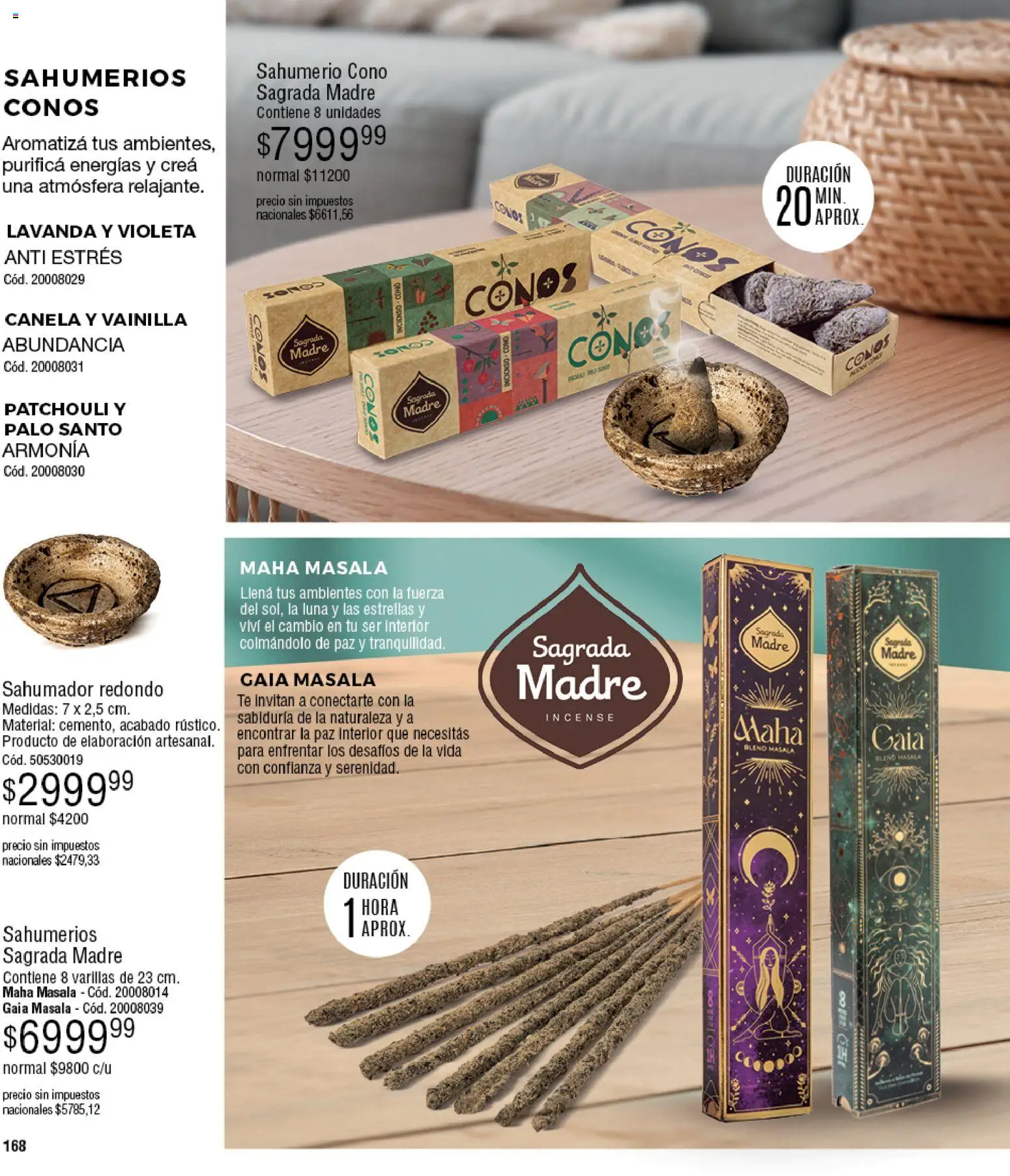 Millanel - Catálogo │ válido desde el 02.03.2026 | Página: 168 | Productos: Sahumerio, Té