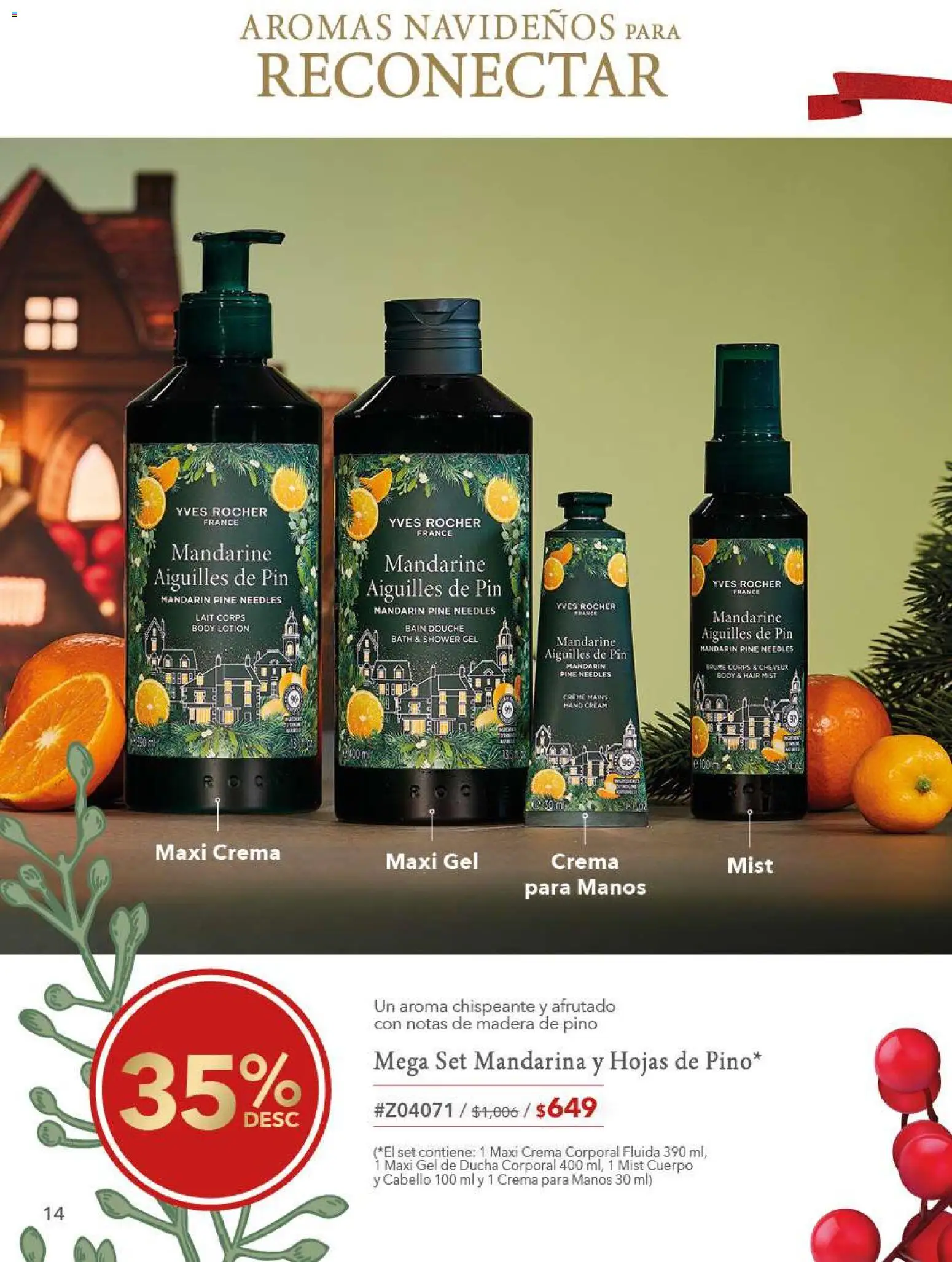 Nuevas ofertas de Yves Rocher válidas en toda la República Mexicana desde el 09.12.2025. ¡Encuentra las mejores ofertas en Yves Rocher campaña 17 2025! | Página: 14 | Productos: Crema, Body, Crema corporal, Gel de ducha