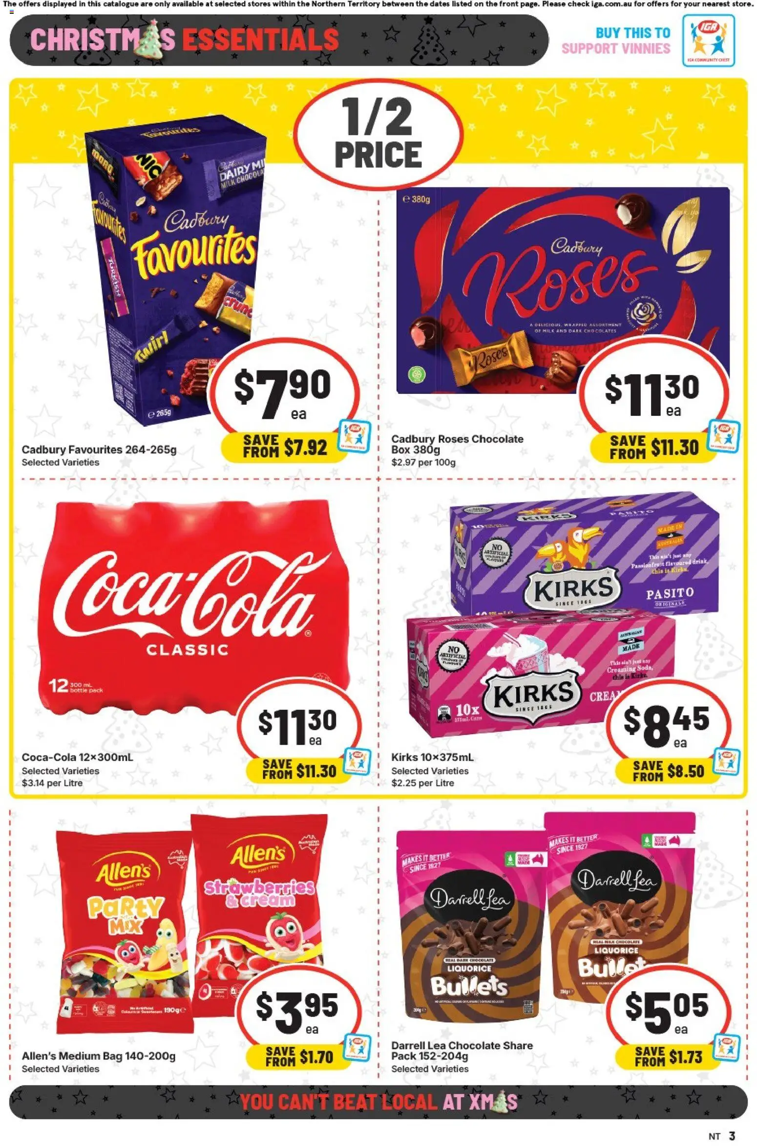 IGA catalogue - valid from 10.12.2025 | Page: 3 | Products: Box, Chocolate, Passionfruit, Bag