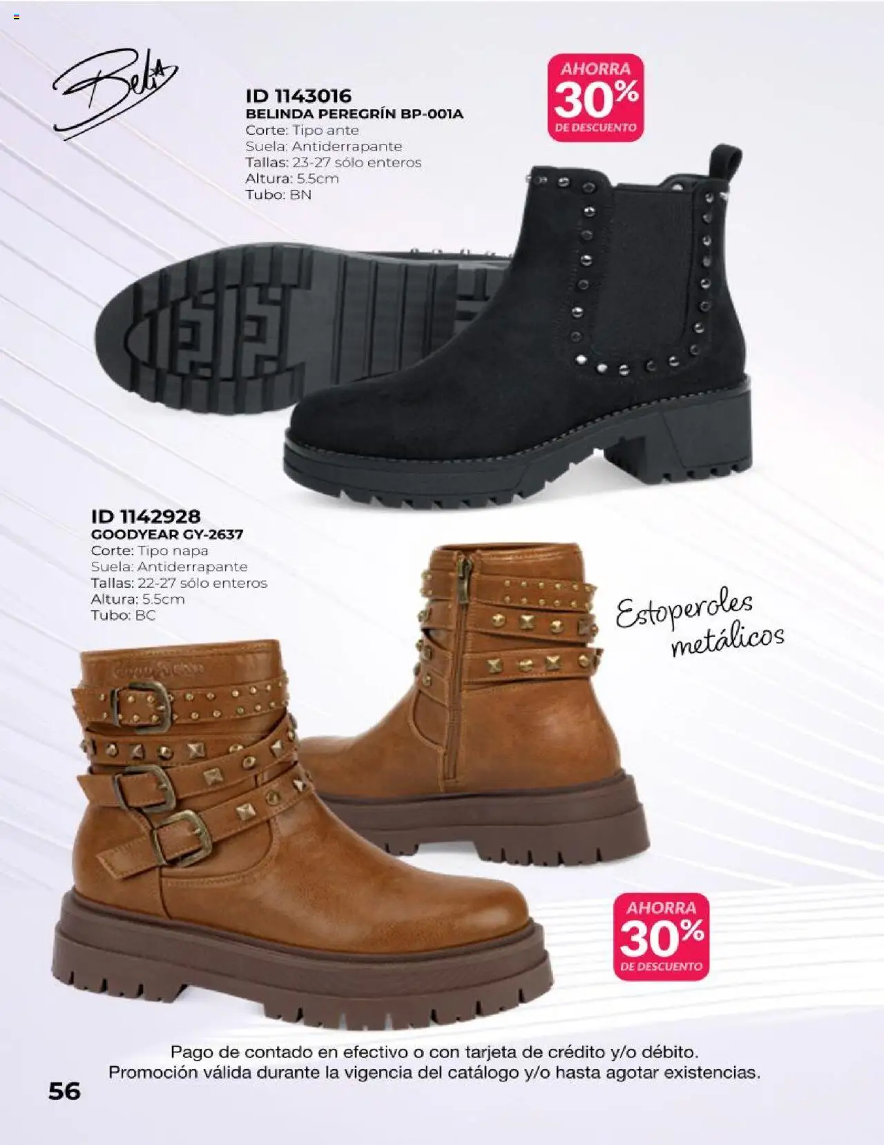 Nuevas ofertas de Price Shoes válidas en toda la República Mexicana desde el 25.06.2025. ¡Encuentra las mejores ofertas en Price Shoes catálogo Oportunidades Botas! | Página: 56