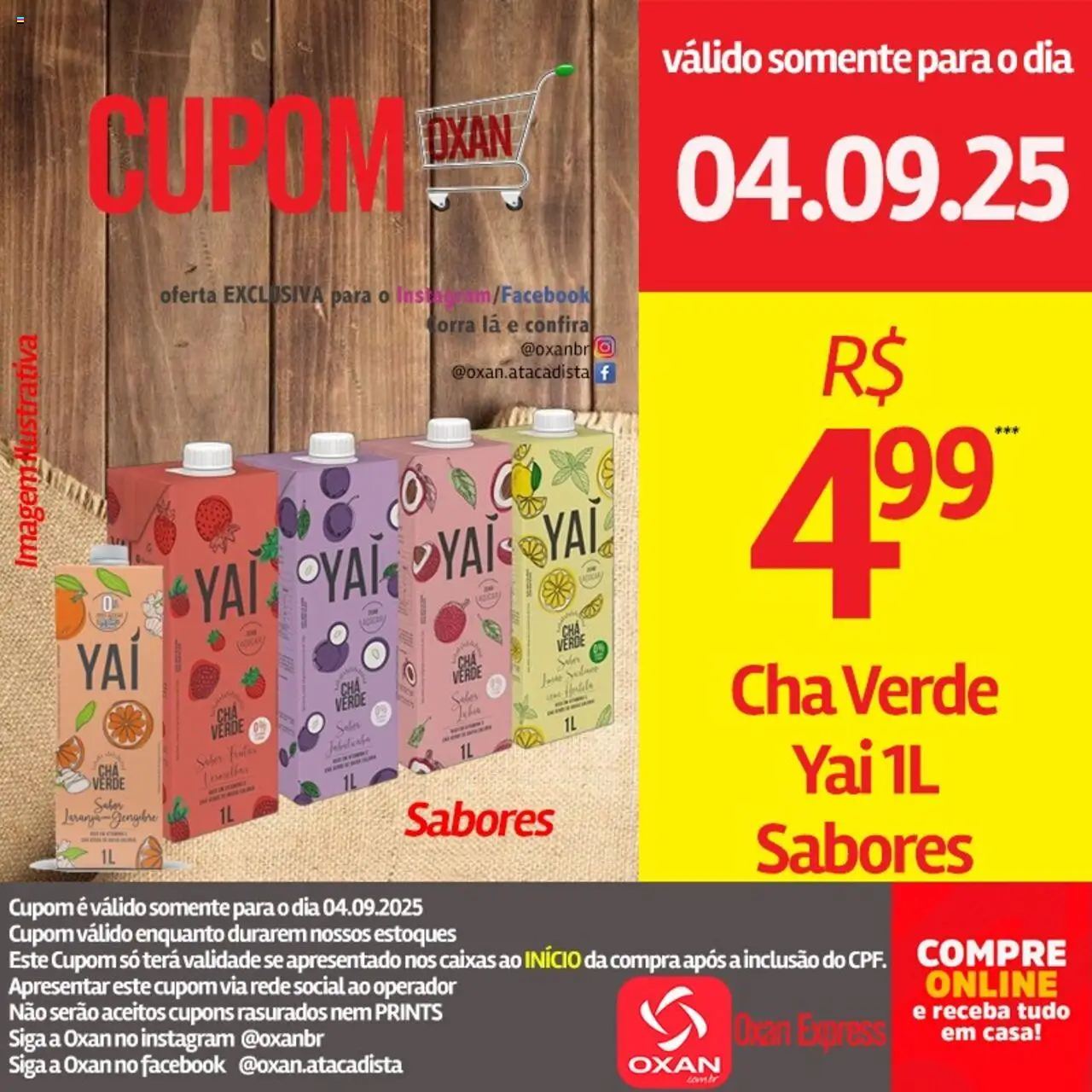 Oxan Atacadista Folheto - válido de 04.09.2025 | Página: 9 | Produtos: Gengibre, Chá, Chá verde