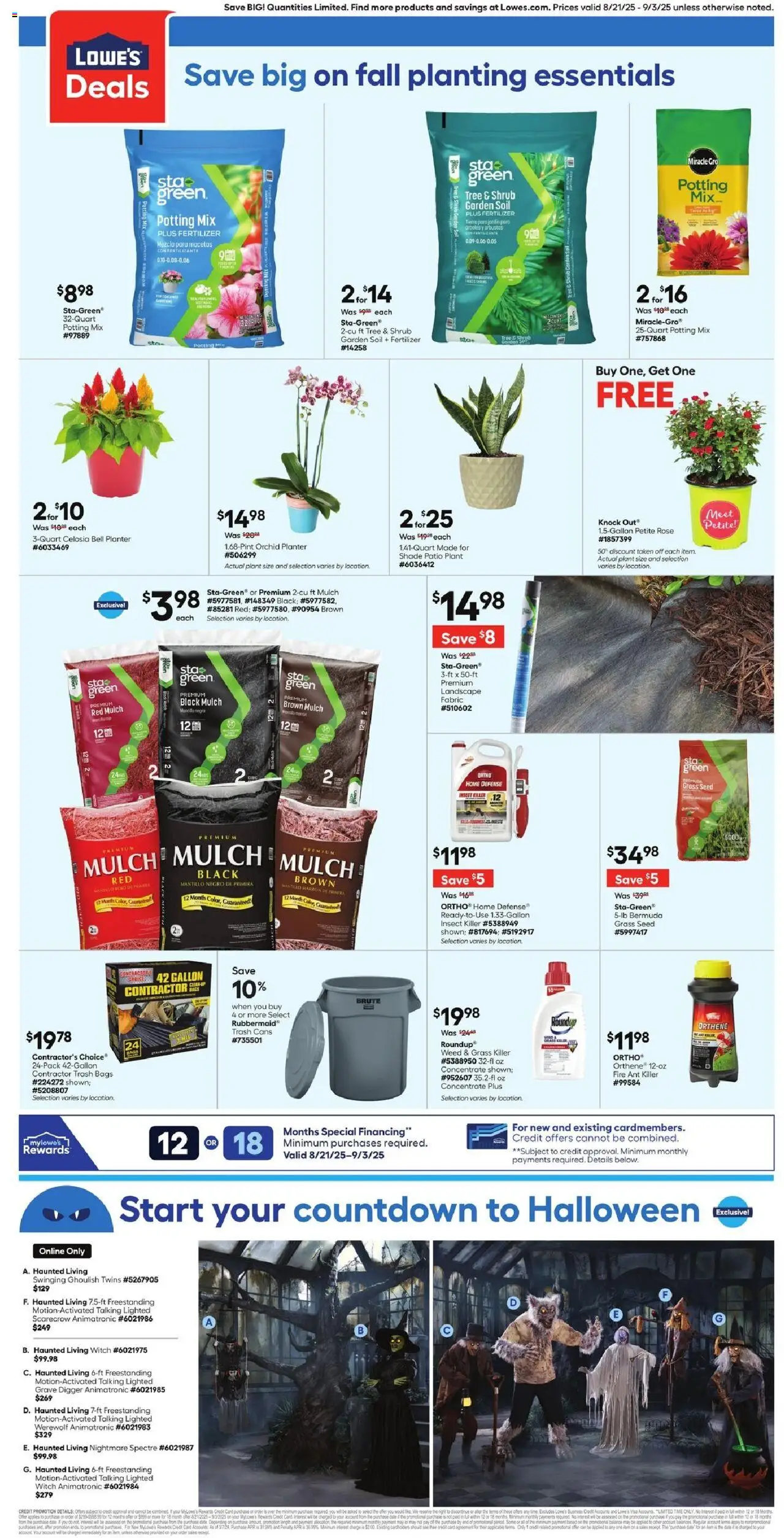 Lowe's Weekly Ad - valid from 21.08.2025 | Page: 2 | Products: Digger, Date