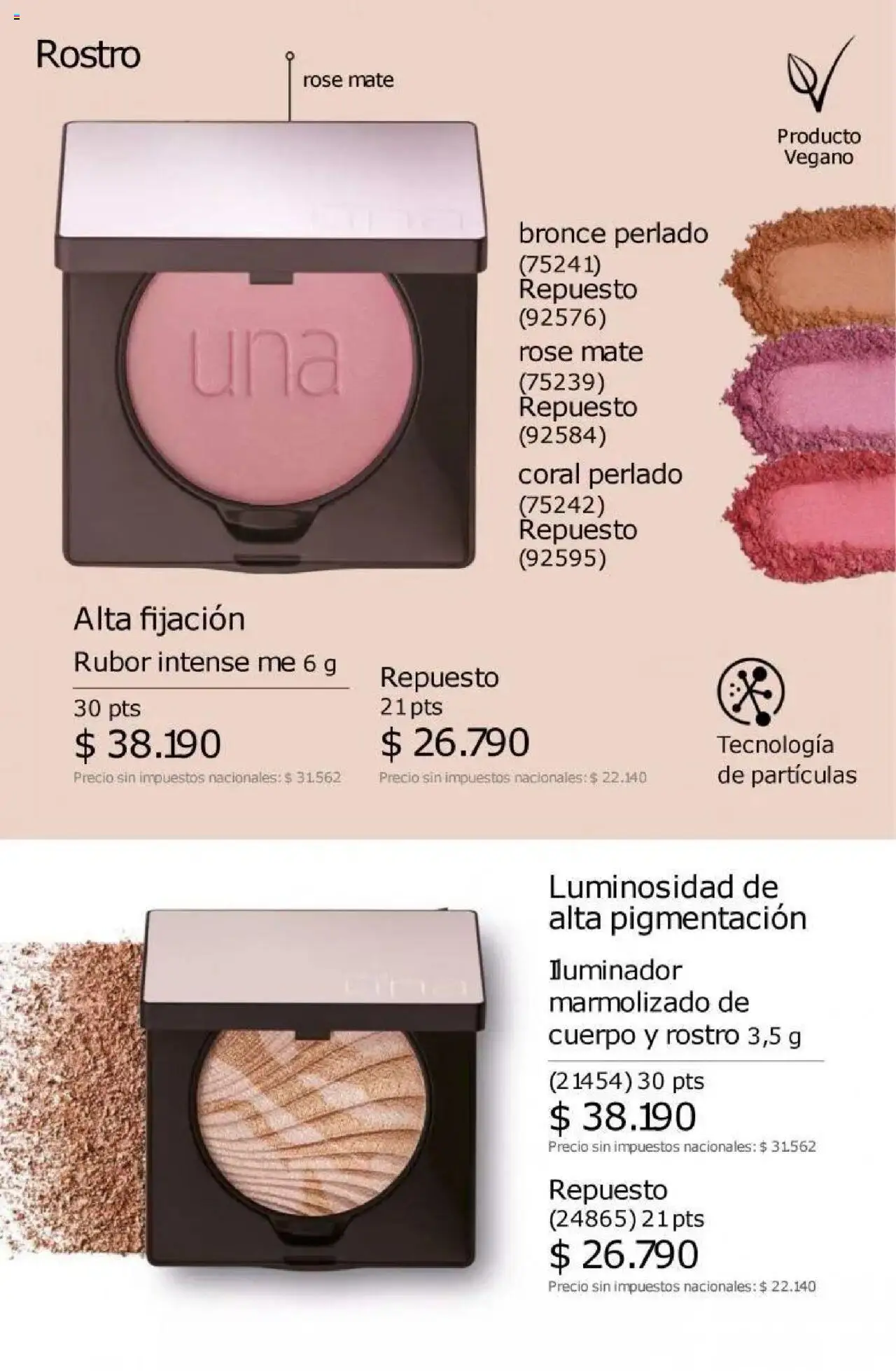 Catálogo Natura Ciclo 11 │ válido desde el 11.08.2025 | Página: 108 | Productos: Mate, Iluminador, Rubor
