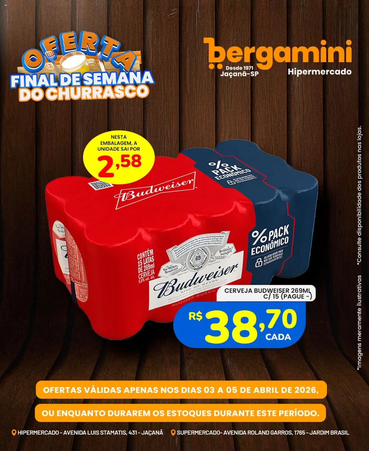 Supermercado Bergamini Folheto - válido de 03.04.2026 | Página: 11 | Produtos: Cerveja