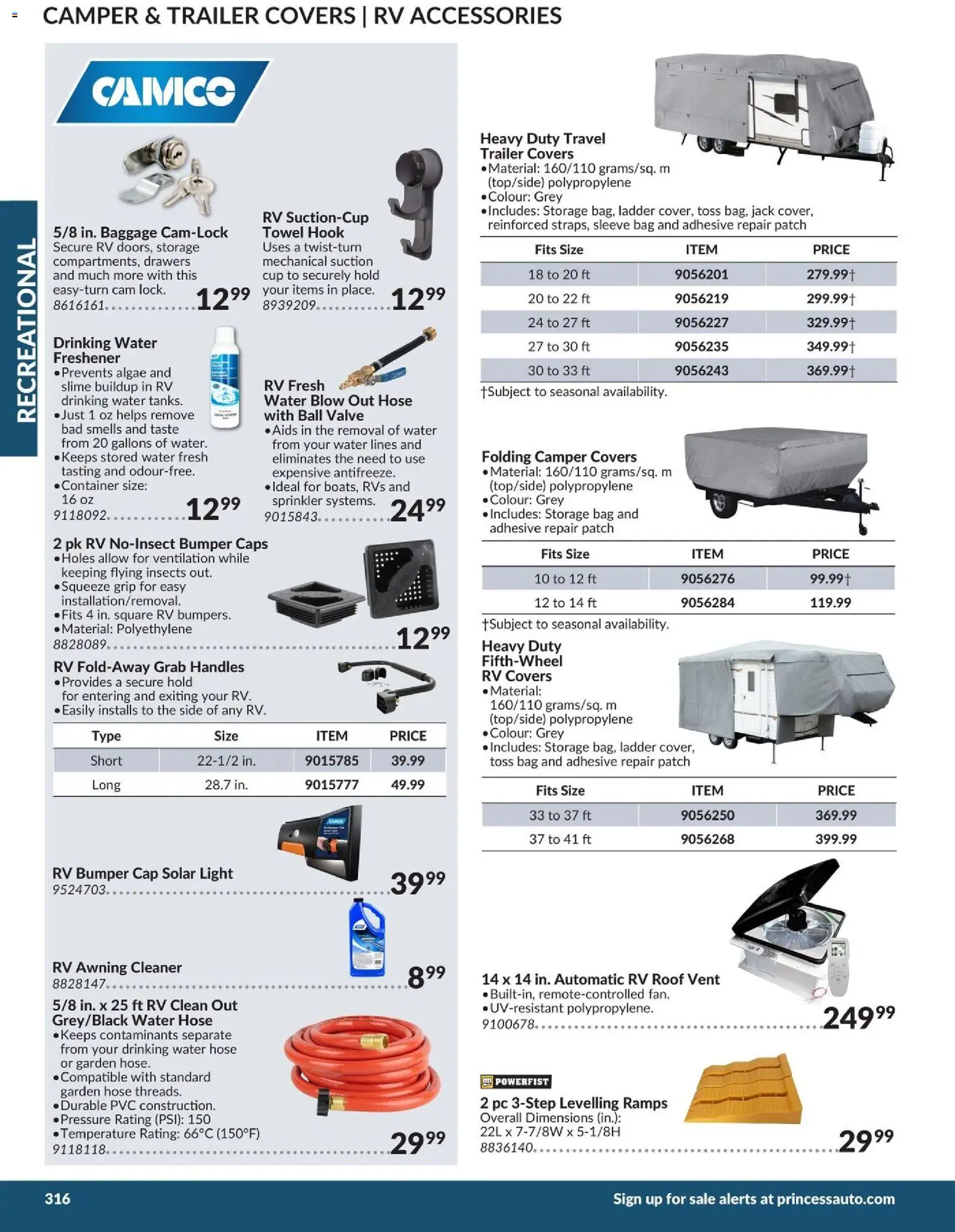 Princess Auto flyer valid from 21.04.2026 | Page: 5 | Products: Cap, PC, Bag