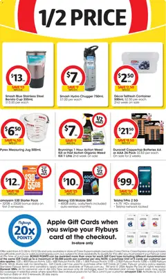Preview of Coles Catalogue  - valid from 04.02.2026 | Page: 41 | Products: Decor, Weed, Batteries, Mobile
