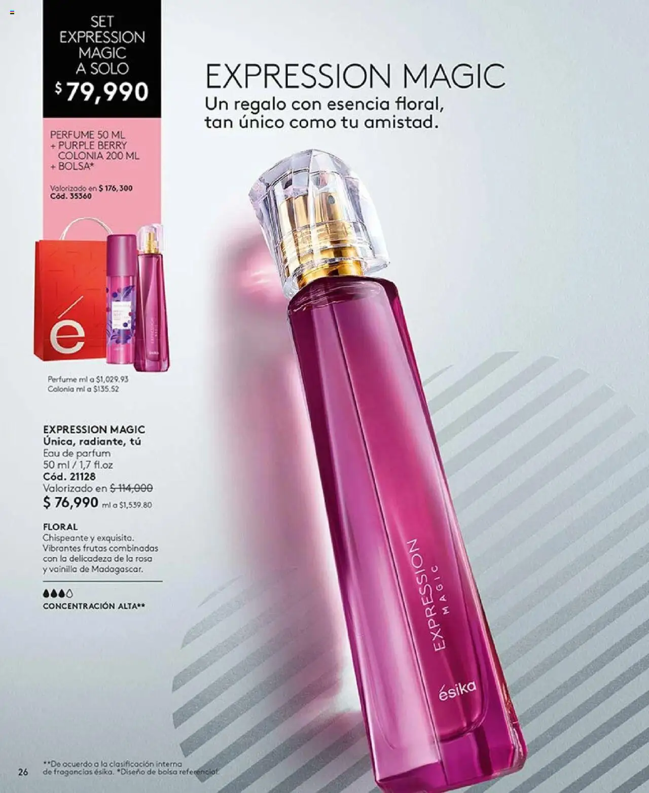 Ésika revista - valida desde el 29.07.2025 | Página: 26 | Productos: Bolsa, Perfume
