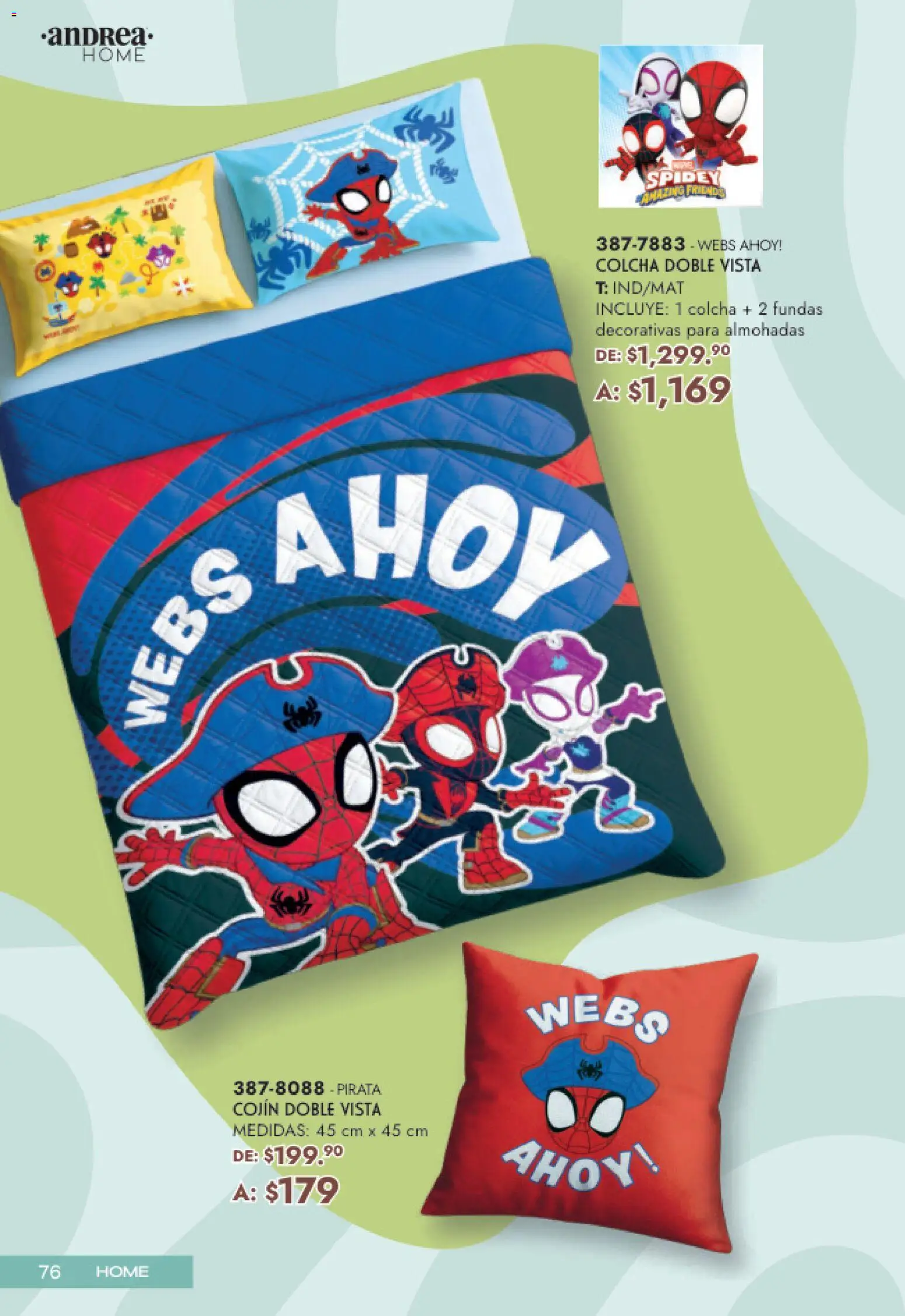 Nuevas ofertas de Andrea válidas en toda la República Mexicana desde el 19.04.2026. ¡Encuentra las mejores ofertas en Andrea catálogo Mamá y Peques! | Página: 76