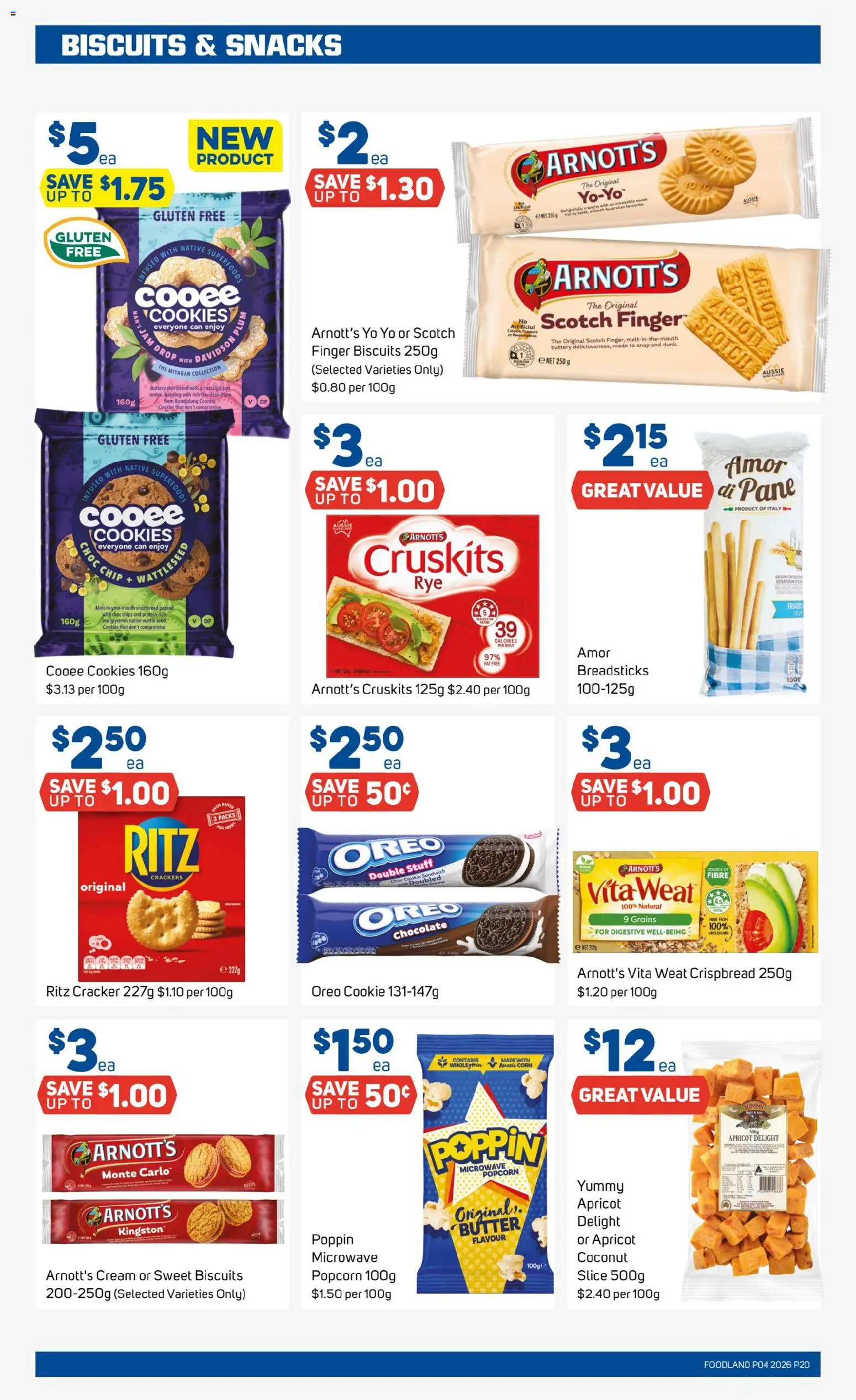Foodland catalogue - valid from 21.01.2026 | Page: 20 | Products: Chocolate, Honey, Popcorn, Microwave