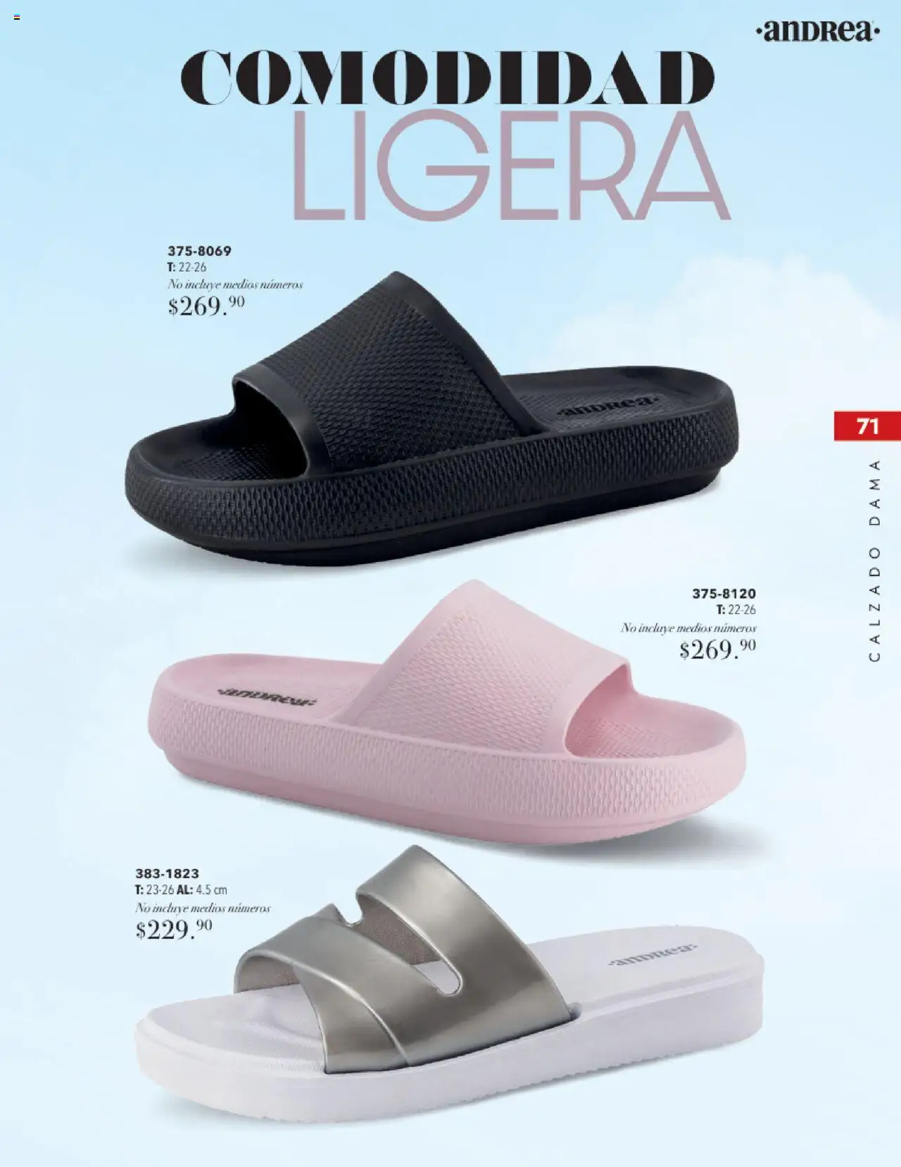 Nuevas ofertas de Andrea válidas en toda la República Mexicana desde el 17.08.2025. ¡Encuentra las mejores ofertas en Andrea - Catálogo Tropical Otoño / Invierno! | Página: 71