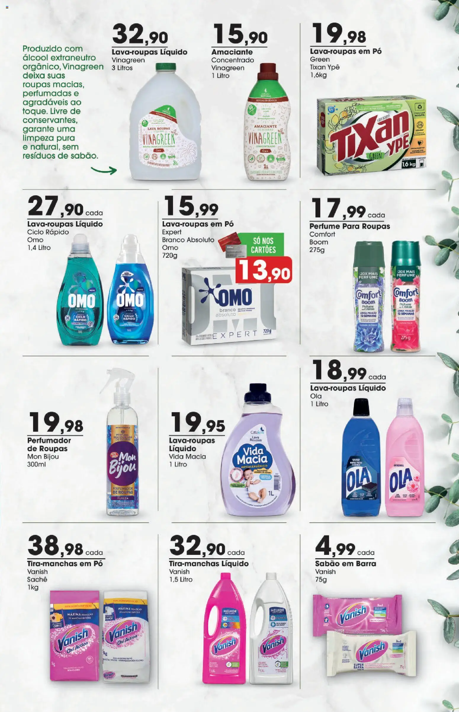 Zaffari Folheto - válido de 06.11.2025 | Página: 3 | Produtos: Sabão em barra, Roupas, Vanish, Amaciante