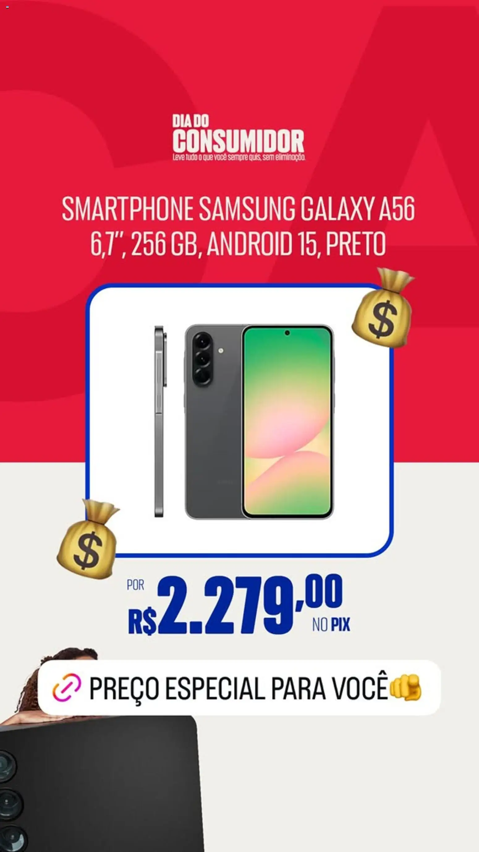 Casas Bahia Folheto - válido de 16.03.2026 | Página: 4 | Produtos: Smartphone