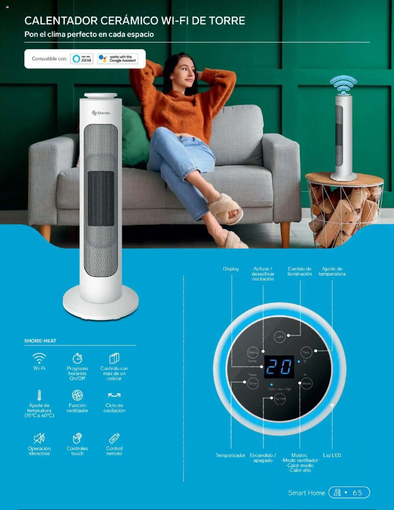 Nuevas ofertas de Steren válidas en toda la República Mexicana desde el 01.01.2025. ¡Encuentra las mejores ofertas en Steren catálogo! | Página: 83 | Productos: Ventilador, Cerámico