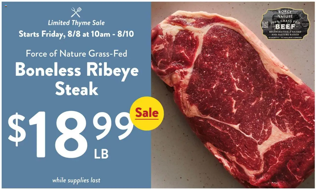 Fresh Thyme Weekly Ad - PA - valid from 06.08.2025 | Page: 2 | Products: Beef