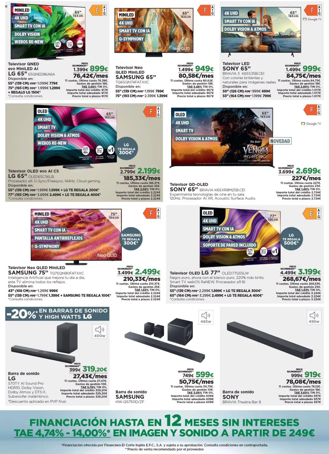 Nuevas ofertas de El Corte Inglés válidas en toda la República Mexicana desde el 21.08.2025. ¡Encuentra las mejores ofertas en El Corte Inglés - Catálogo University! | Página: 13 | Productos: Barra, Té, Televisor