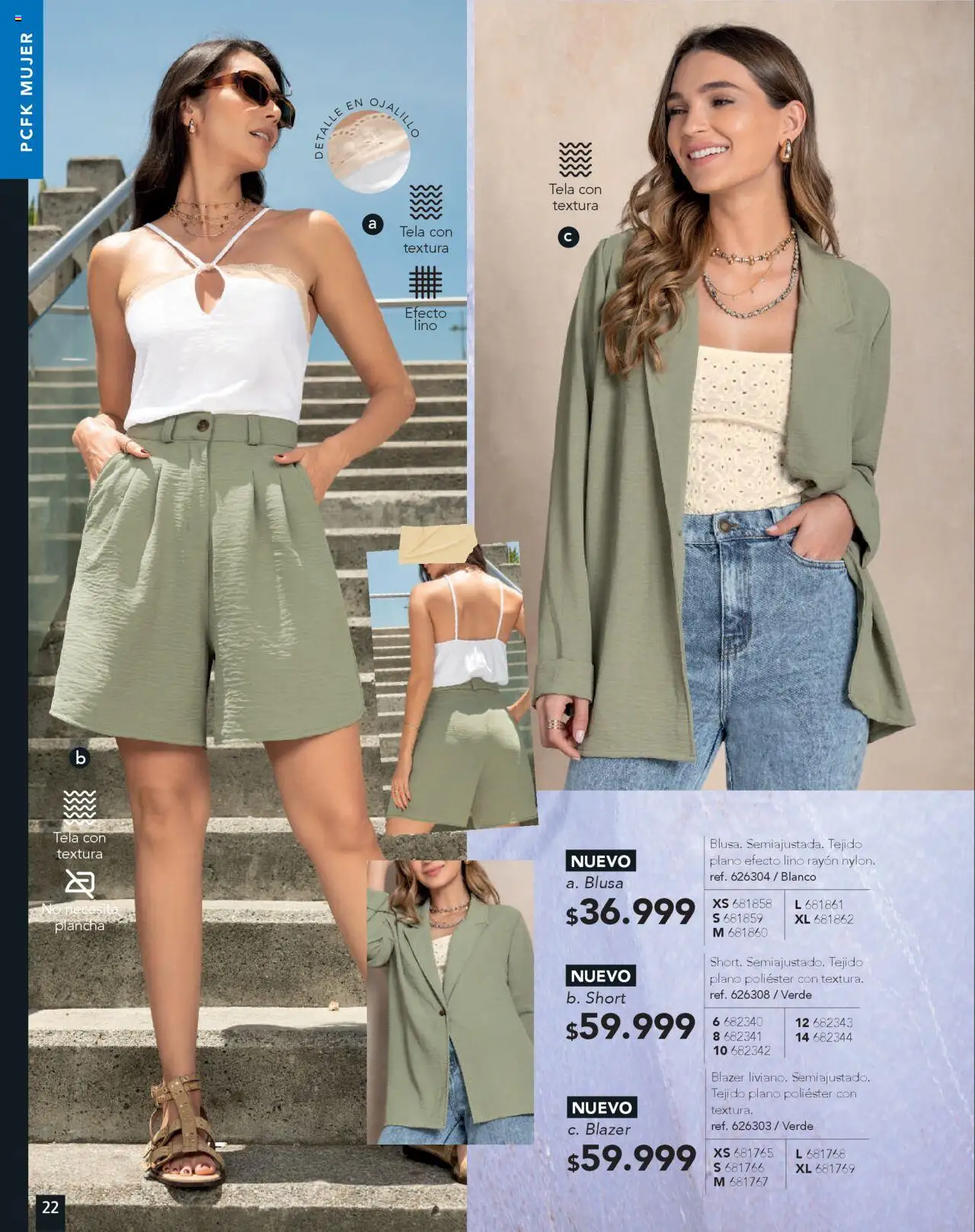 Pacifika revista - valida desde el 01.09.2025 | Página: 24 | Productos: Plancha, Blazer, Short, Blusa