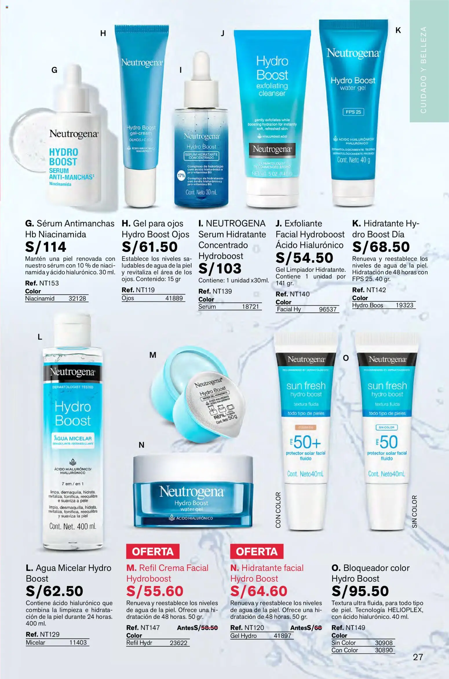 Catálogo Leonisa válido desde 23.10.2025 | Página: 27 | Productos: Exfoliante, Protector solar, Crema