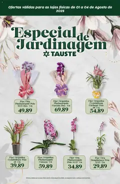 Tauste - Ofertas Tauste Especial Festival das Flores - Pré-Visualização do folheto da loja Tauste, válido de 01.08.2025