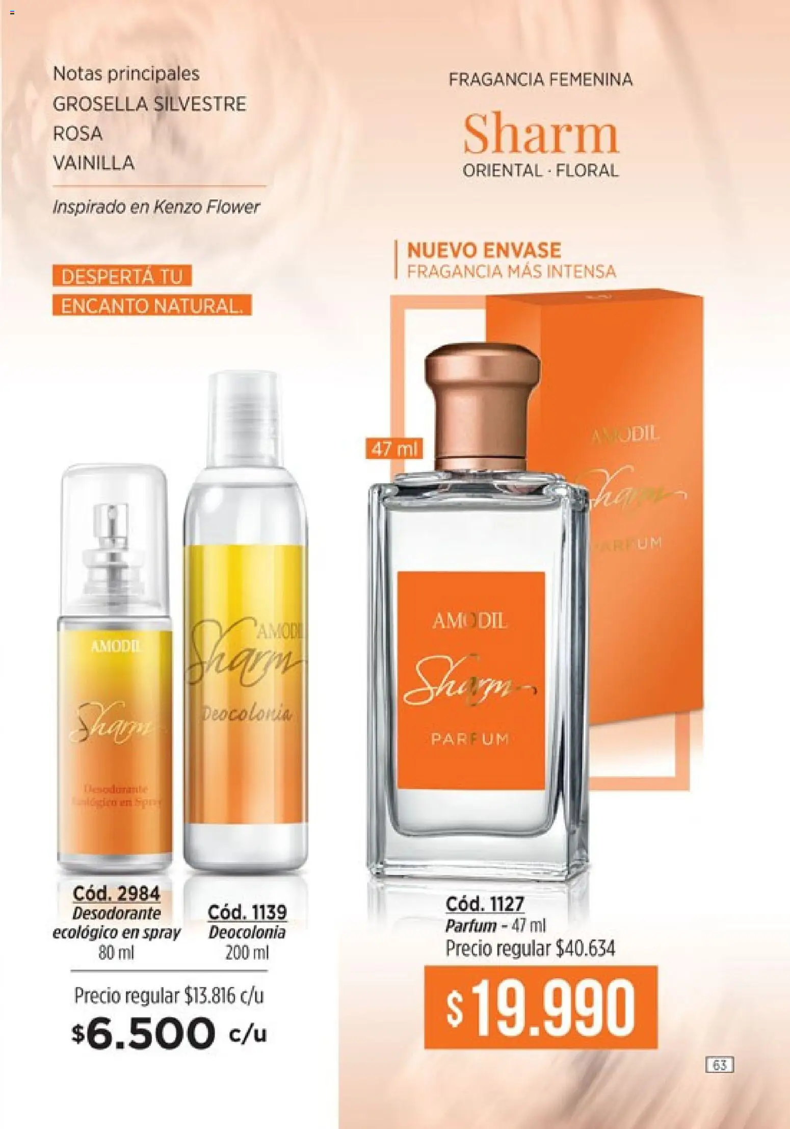 Catálogo Amodil Campaña 5 │ válido desde el 01.03.2026 | Página: 63 | Productos: Fragancia, Desodorante