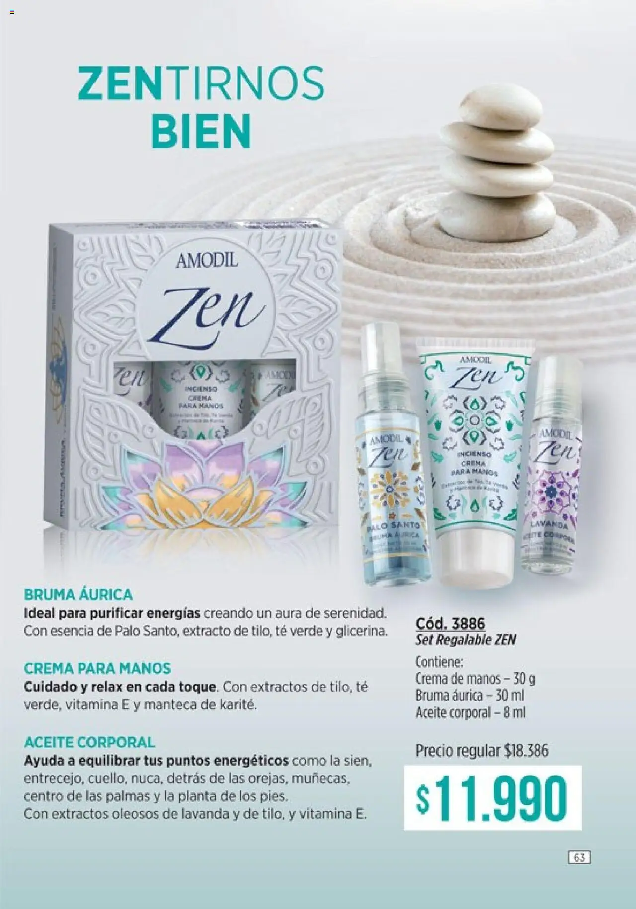 Catálogo Amodil Campaña 11 │ válido desde el 13.06.2025 | Página: 63 | Productos: Crema de manos, Bruma, Manteca, Té
