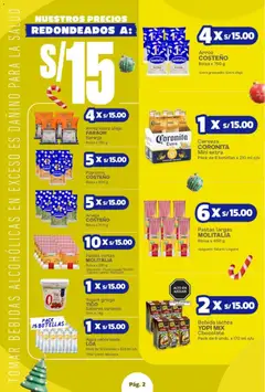 Vista previa de folleto Makro - Catálago Precios Redondos vig#23 de la Makro válido desde 06.11.2025 | Página: 2 | Productos: Yogurt, Chocolate, Arroz, Bolsa