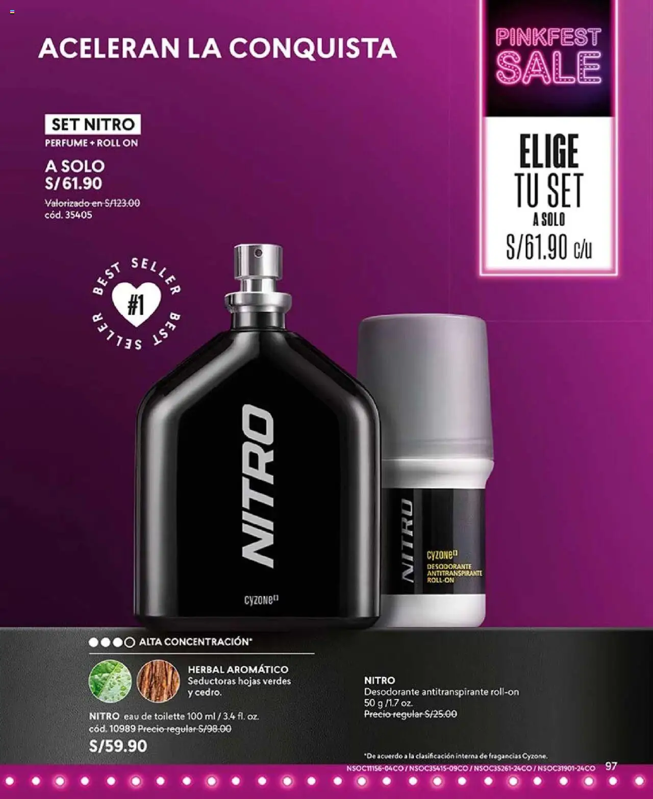 Catálogo CyZone válido desde 25.08.2025 | Página: 109 | Productos: Desodorante, Antitranspirante, Perfume, EAU de Toilette