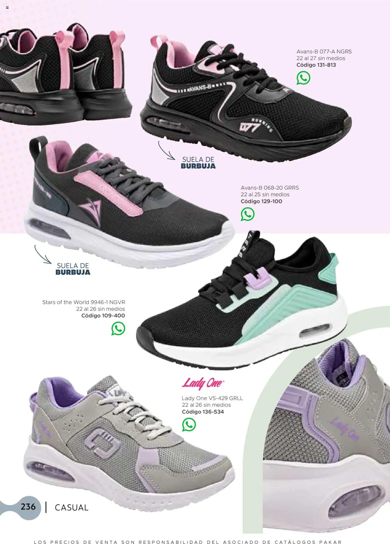 Nuevas ofertas de SC Pakar válidas en toda la República Mexicana desde el 24.07.2025. ¡Encuentra las mejores ofertas en SC Pakar - Catálogo Casual otoño / invierno! | Página: 236