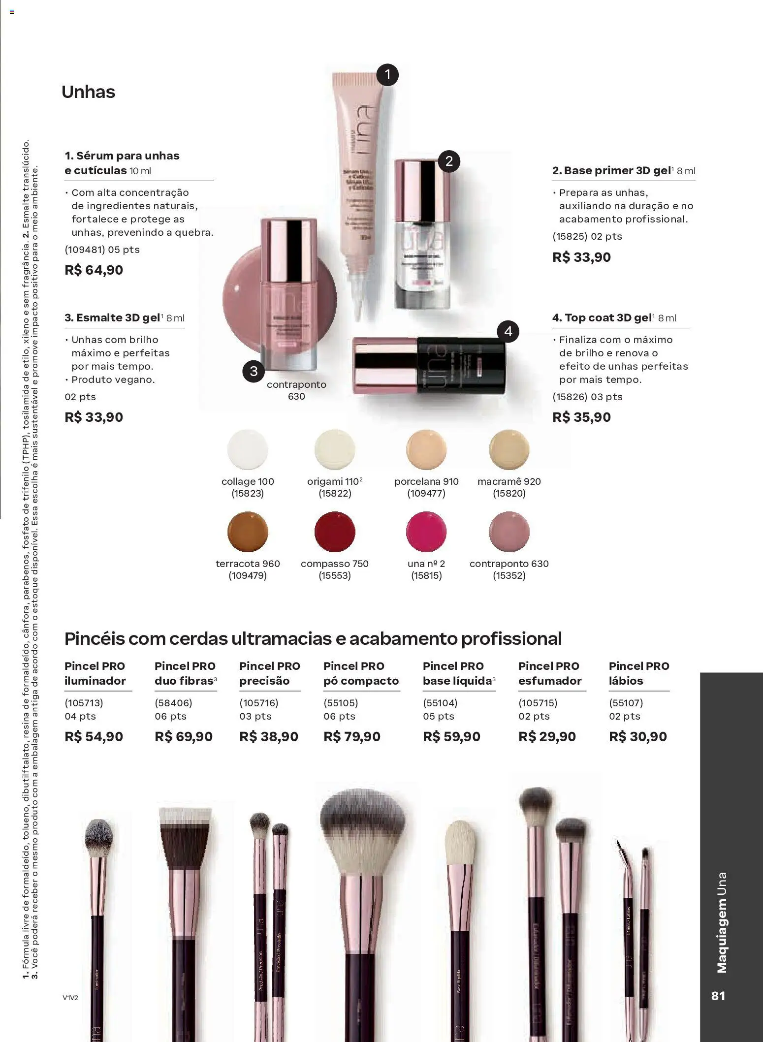 Natura Folheto - válido de 04.02.2026 | Página: 81 | Produtos: Pó compacto, Pincel, Sérum, Primer