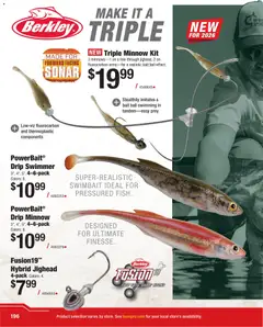 Preview of Cabela's weekly ads valid from 22.01.2026 | Page: 196 | Products: Bait