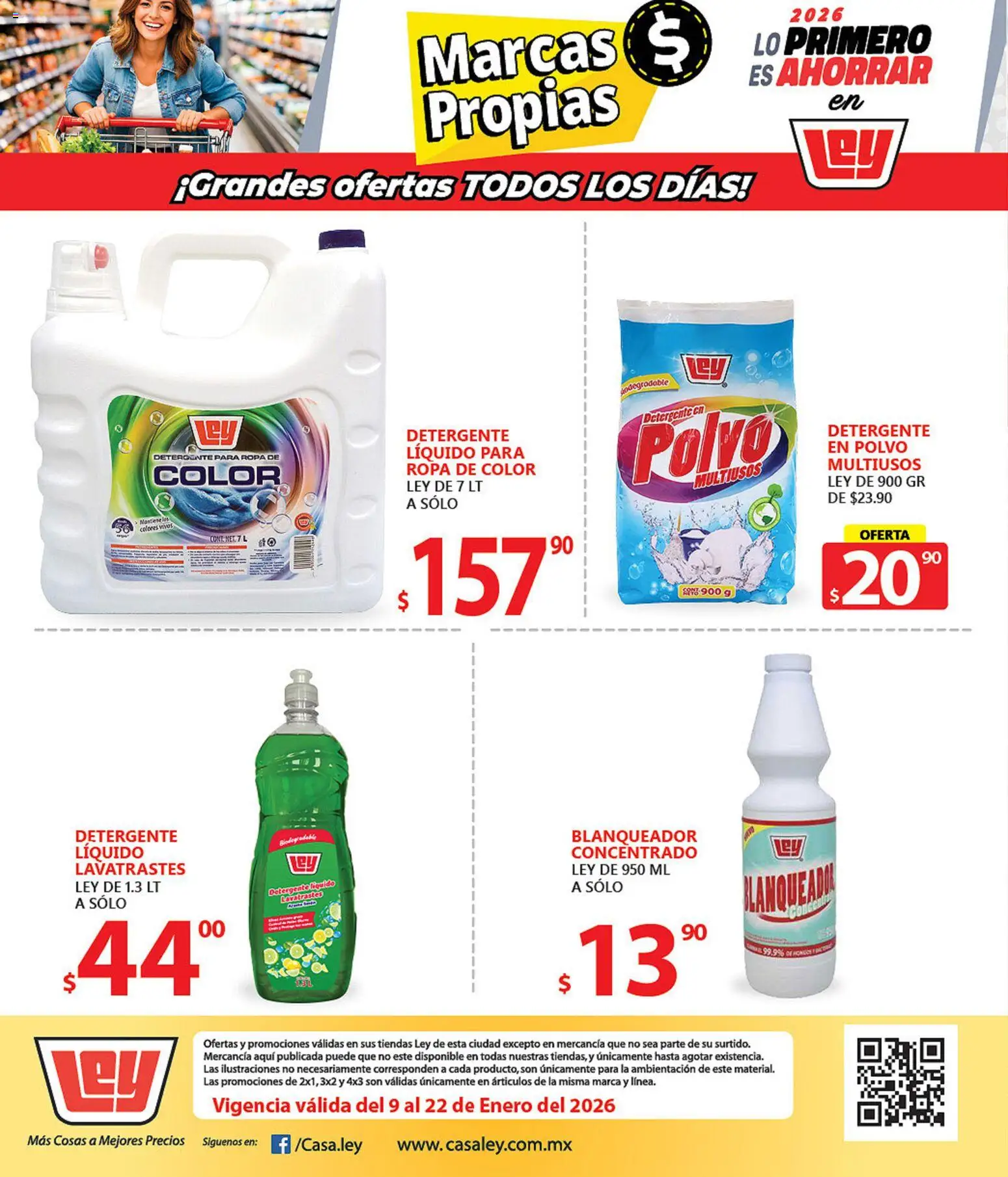 Nuevas ofertas de Casa Ley válidas en toda la República Mexicana desde el 09.01.2026. ¡Encuentra las mejores ofertas en Casa Ley folleto Marcas Propias! | Página: 8 | Productos: Maíz, Horno, Microondas, Toallas