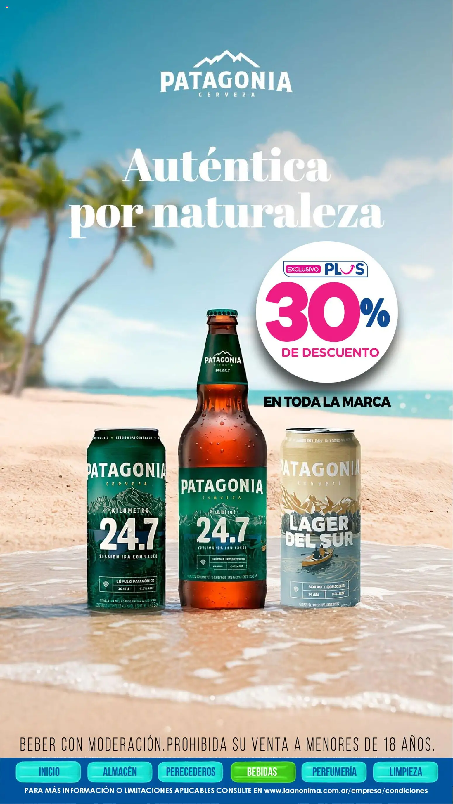 La Anonima catálogo │ válido desde el 29.01.2026 | Página: 33 | Productos: Cerveza