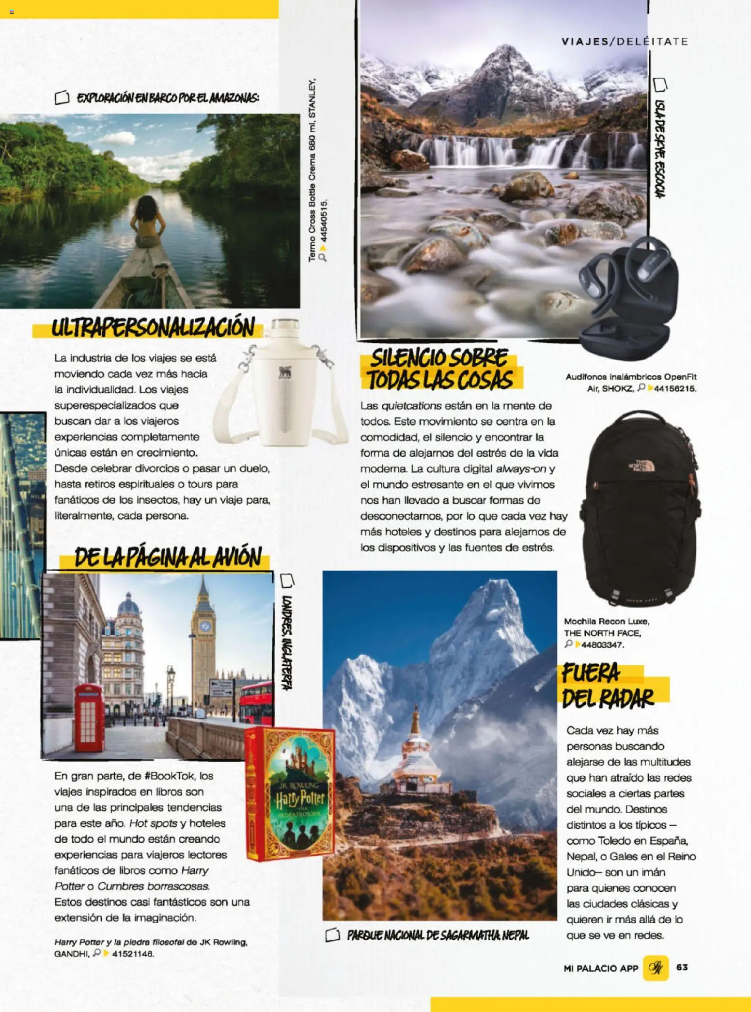 Nuevas ofertas de Palacio De Hierro válidas en toda la República Mexicana desde el 02.02.2026. ¡Encuentra las mejores ofertas en Palacio De Hierro catálogo! | Página: 65 | Productos: Imán, Crema, Termo, Sobre