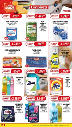Vista previa Makro ofertas válido desde el 27.11.2025 | Página: 21 | Productos: Polvo, Jabón, Detergente, Suavizante