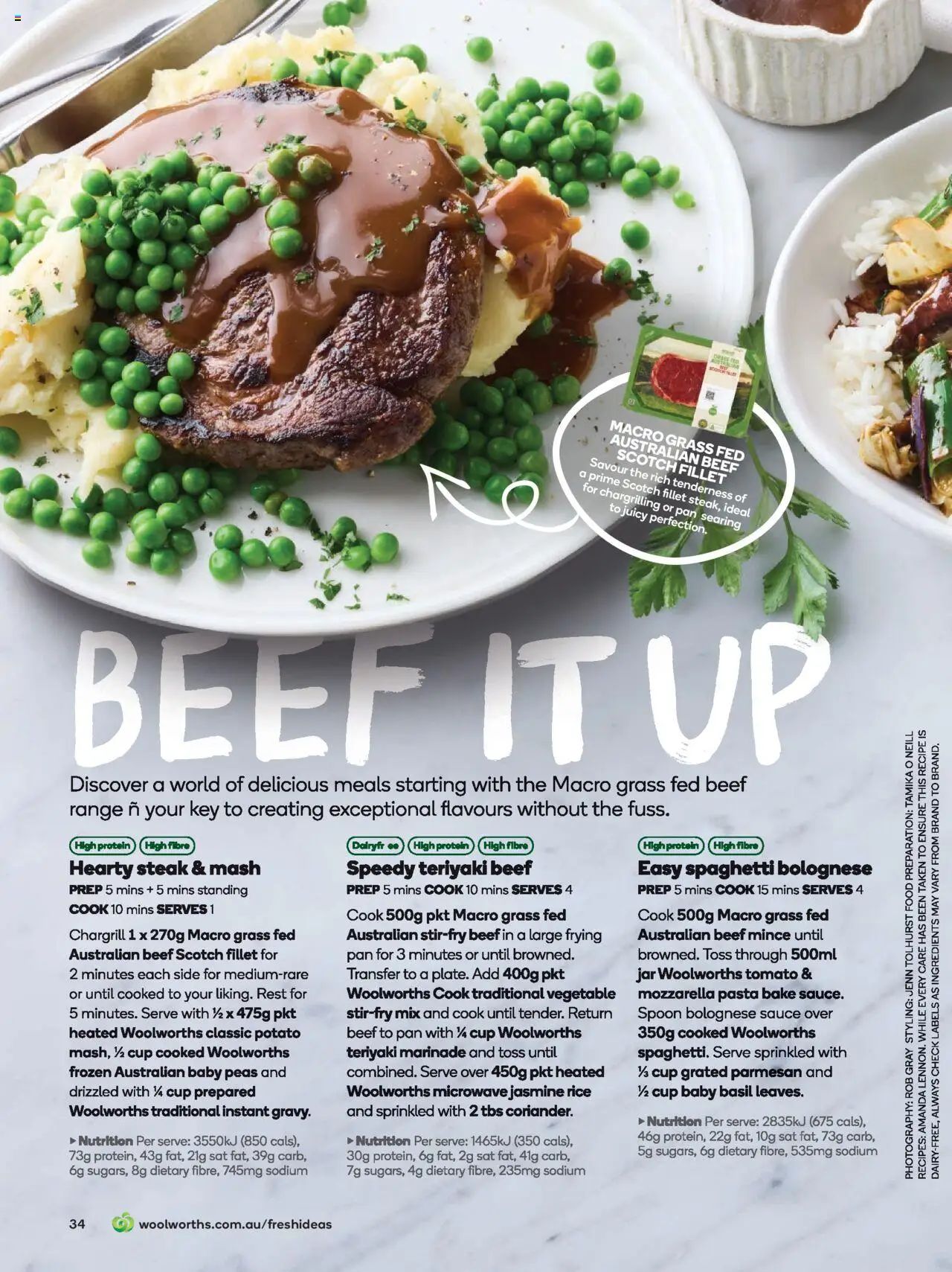 Woolworths catalogue - valid from 01.07.2025 | Page: 34 | Products: Grass, Steak, Sauce, Scotch