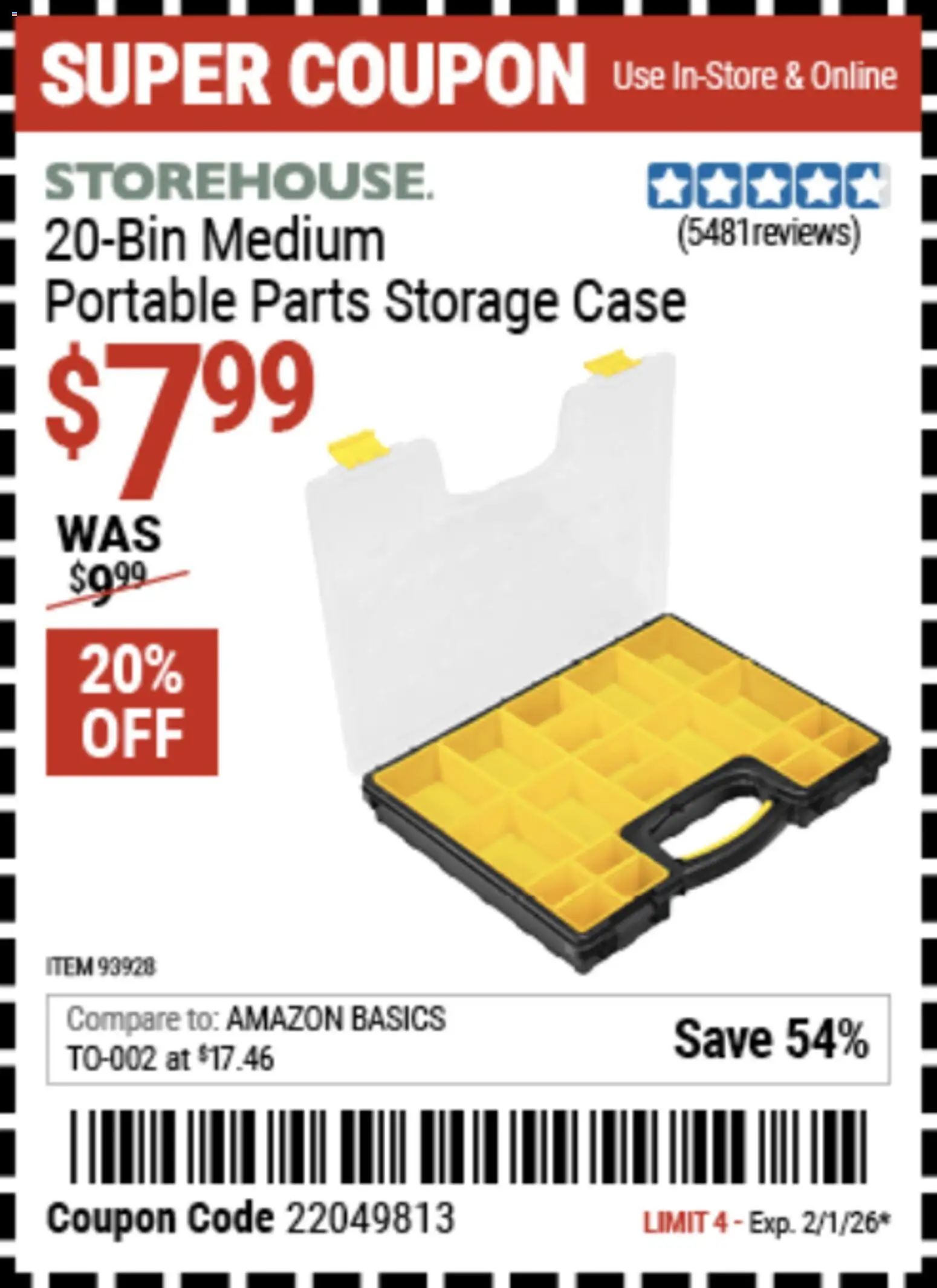 Harbor Freight Weekly Ad - valid from 20.01.2026 | Page: 18 | Products: Case
