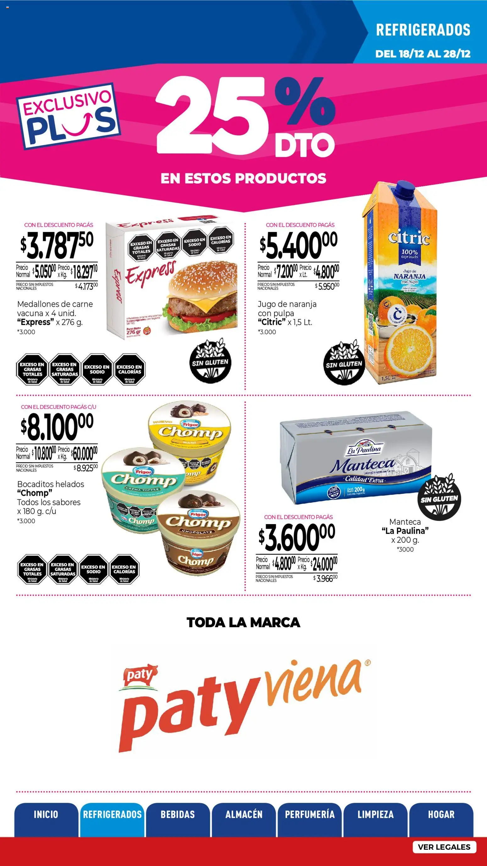 La Anonima catálogo │ válido desde el 18.12.2025 | Página: 6 | Productos: Peso, Huevo, Jugo, Crema