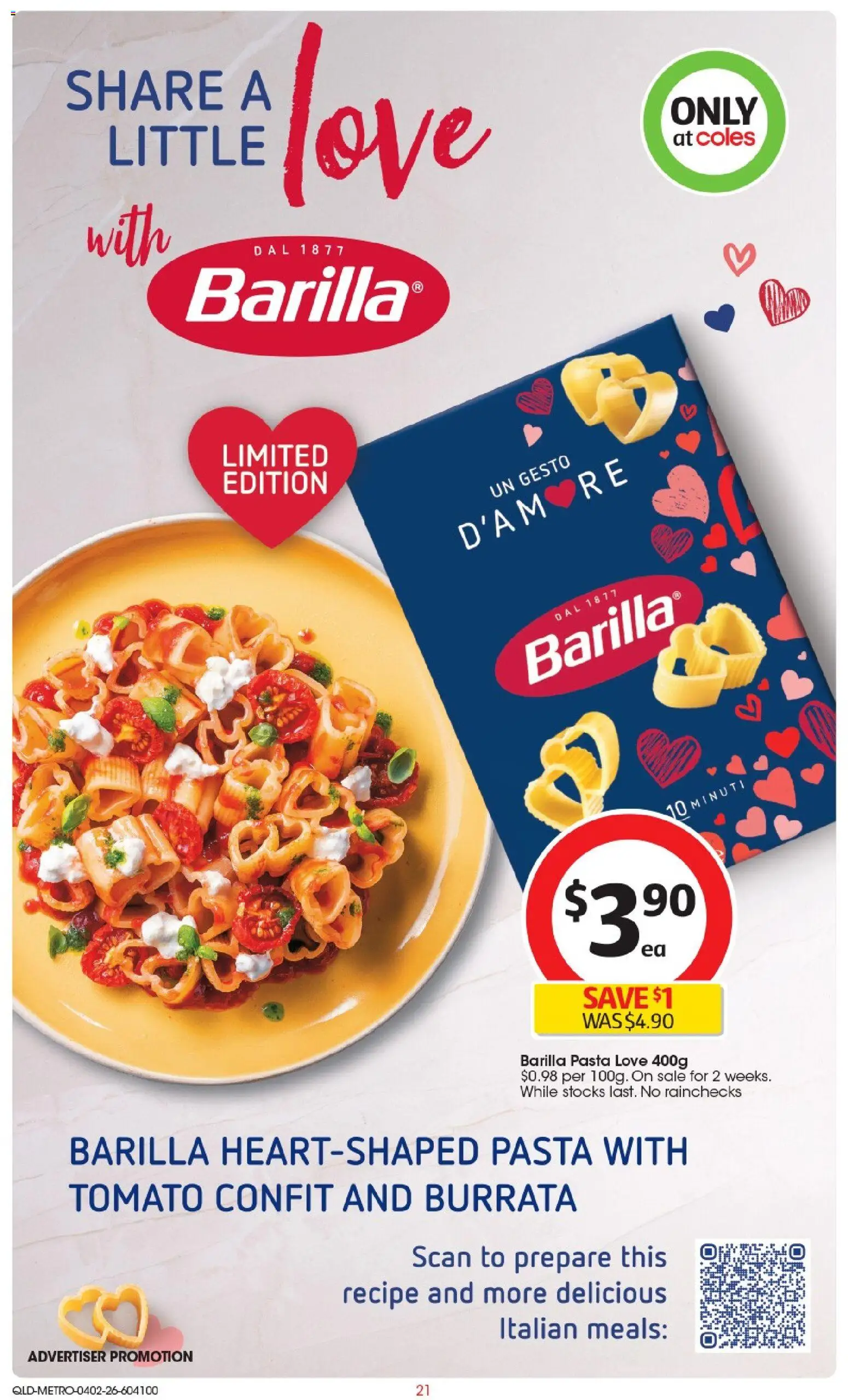 Coles catalogue - valid from 04.02.2026 | Page: 22 | Products: Pasta