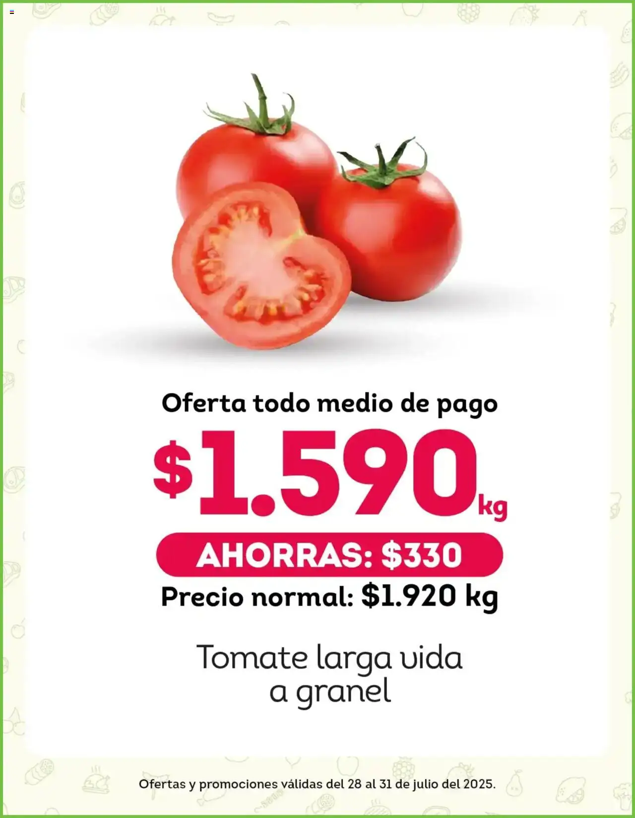 Tottus ofertas  │ válido desde el 29.07.2025 | Página: 7 | Productos: Tomate