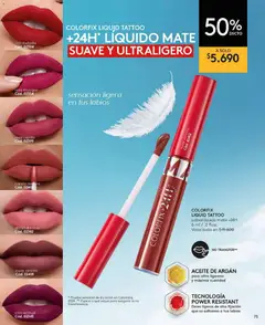Catálogo Ésika Campaña 1 válido desde el 01.01.2026 | Página: 73 | Productos: Almendra, Mate, Vino, Labial