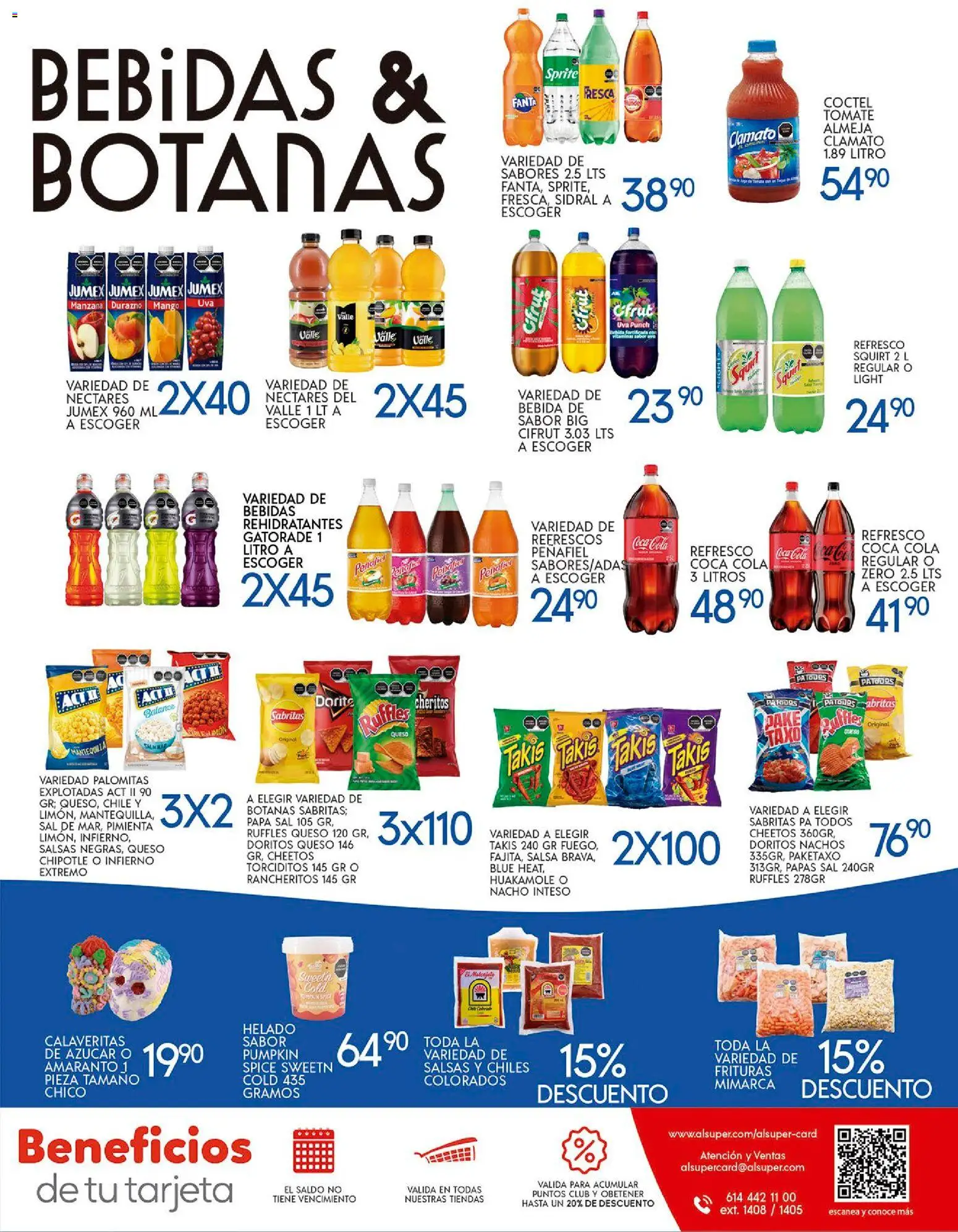 Nuevas ofertas de Alsuper válidas en toda la República Mexicana desde el 24.10.2025. ¡Encuentra las mejores ofertas en Alsuper Folleto Chihuahua-Ciudad! | Página: 7 | Productos: Papa, Sal, Pimienta, Uva
