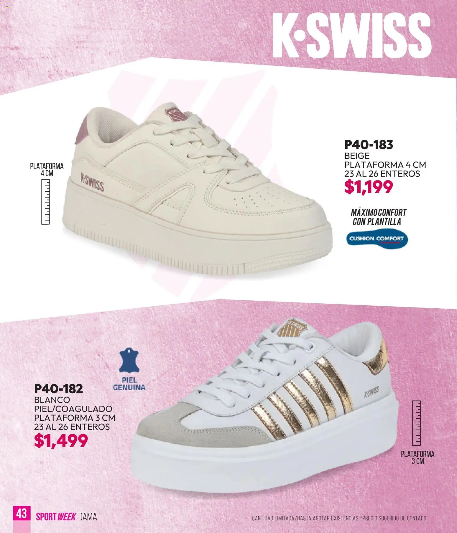 Nuevas ofertas de Cklass válidas en toda la República Mexicana desde el 28.04.2026. ¡Encuentra las mejores ofertas en Cklass catálogo Sportweek! | Página: 44