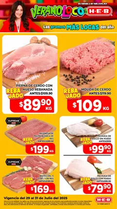 Vista previa de H-E-B - Folleto Perecederos, nuevo folleto de la tienda, válido en México a partir del 29.07.2025
