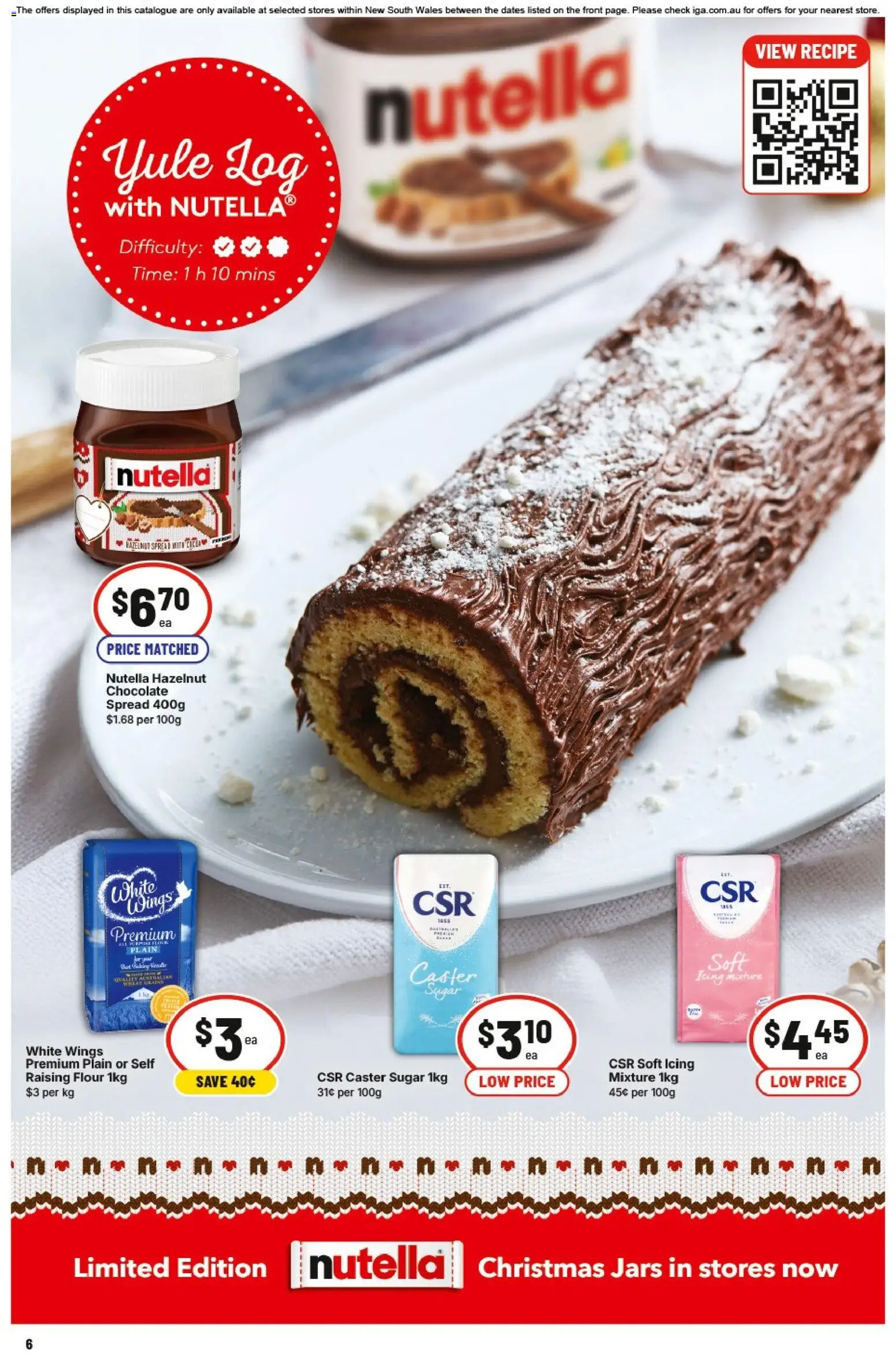 IGA catalogue - valid from 26.11.2025 | Page: 9 | Products: Flour, Chocolate, Nutella, Sugar
