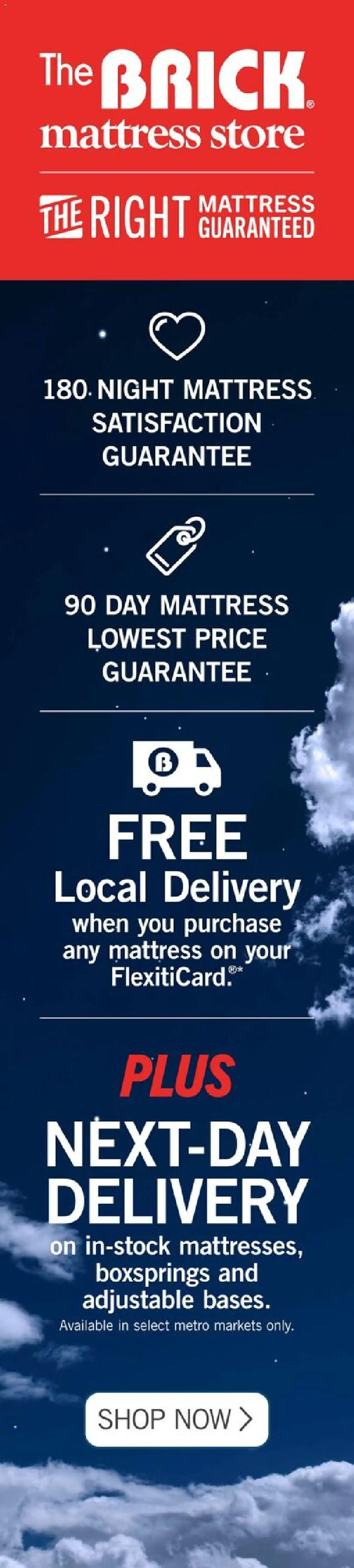The Brick flyer valid from 23.10.2025 | Page: 9 | Products: Mattress