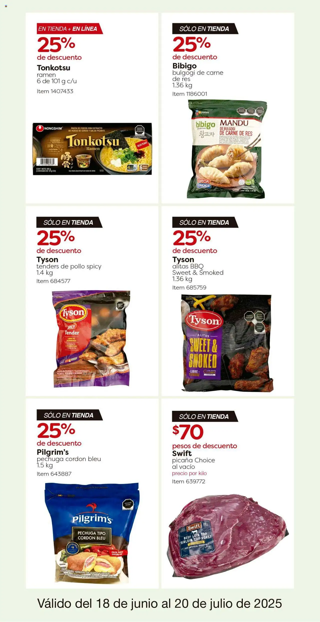 Nuevas ofertas de Costco válidas en toda la República Mexicana desde el 18.06.2025. ¡Encuentra las mejores ofertas en Costco catálogo! | Página: 26 | Productos: Cerdo, Fideos, Res, Pasta