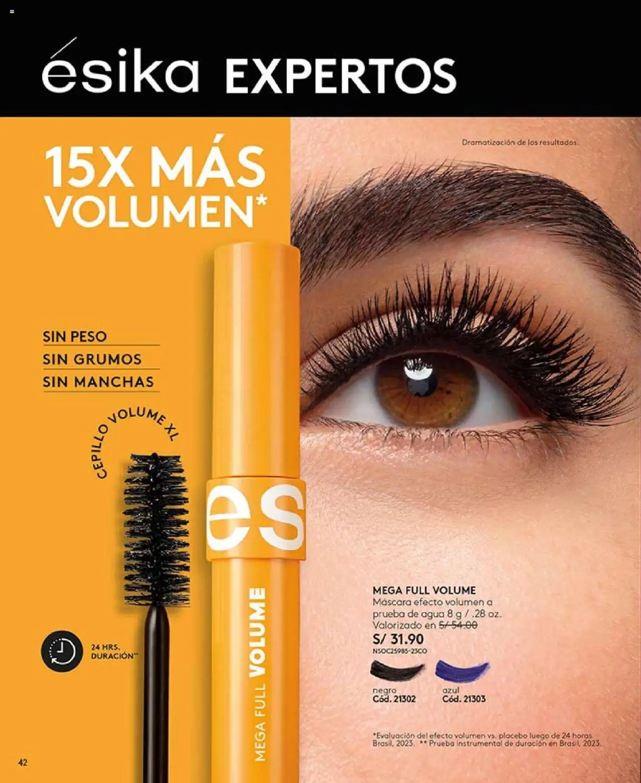 Catálogo Ésika válido desde 23.06.2025 | Página: 42 | Productos: Máscara, Peso
