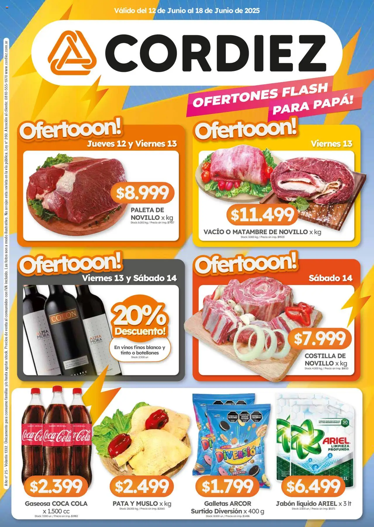 Cordiez ofertas │ válido desde el 12.06.2025 | Página: 1 | Productos: Jabón líquido, Jabón, Paleta, Galletas