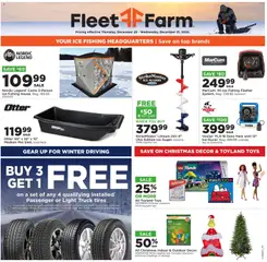 Preview of Mills Fleet Farm weekly ads valid from 25.12.2025