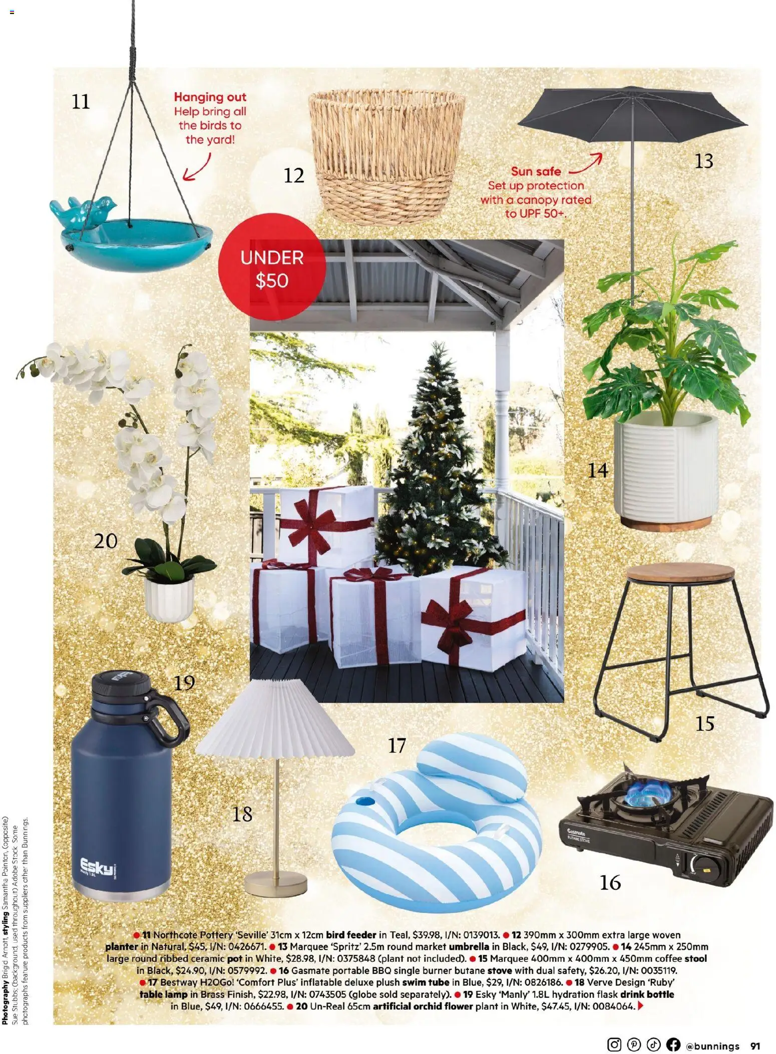 Bunnings Warehouse catalogue - valid from 01.11.2025 | Page: 91 | Products: Pot, Plant, Umbrella, Safe