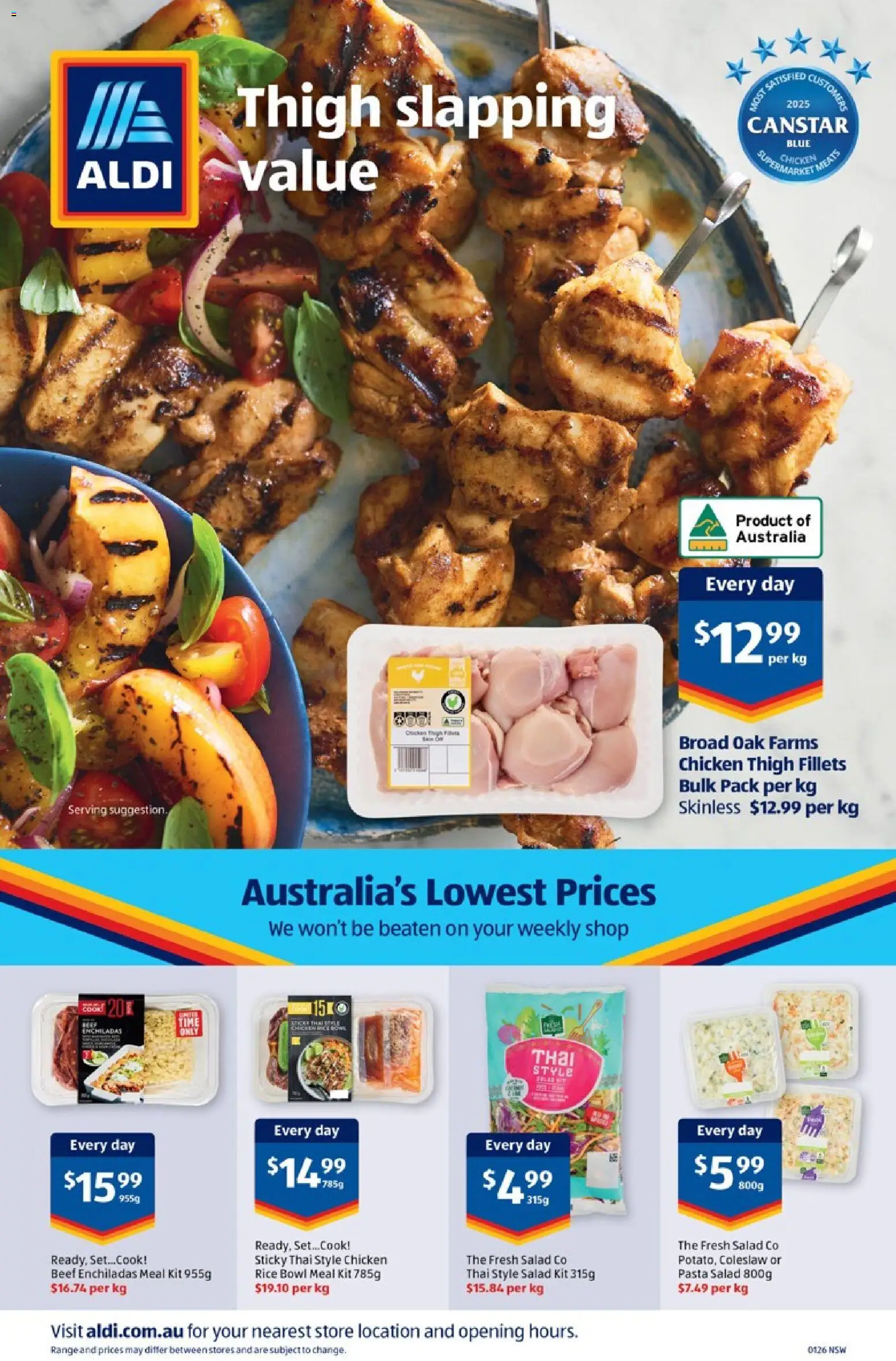 Aldi catalogue - valid from 31.12.2025 | Page: 30 | Products: Rice, Beef, Pasta, Salad